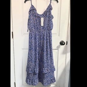 Sienna Sky Blue Dress with flowers